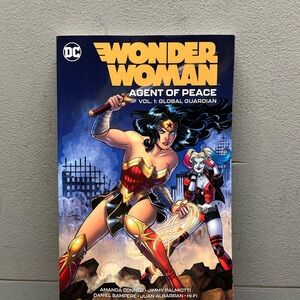 DC Comics Wonder Woman Agent of Peace Comic - Red, Blue, Gold